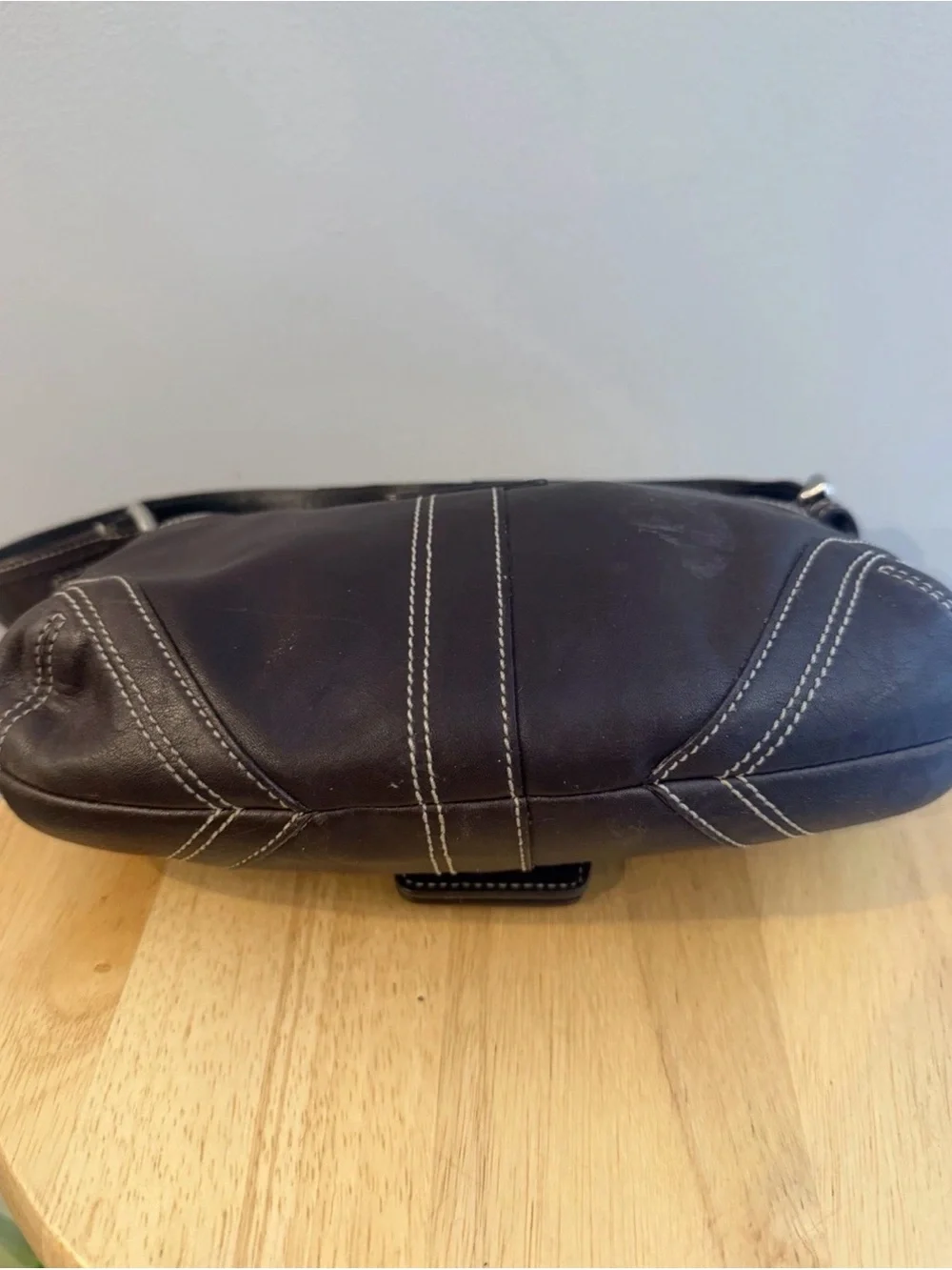 Vintage Coach Brown Soho Hobo Shoulder Bag Purse & Wallet Y2K Buckle 10316 - Picture 4 of 16